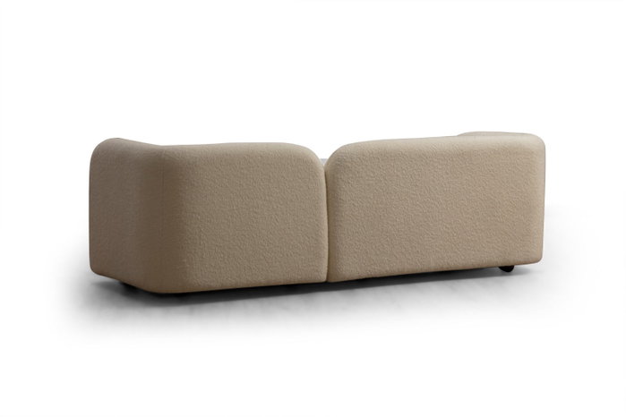 Atelier Del Sofa Sofá de 3 Plazas Victoria Cream Bouclette